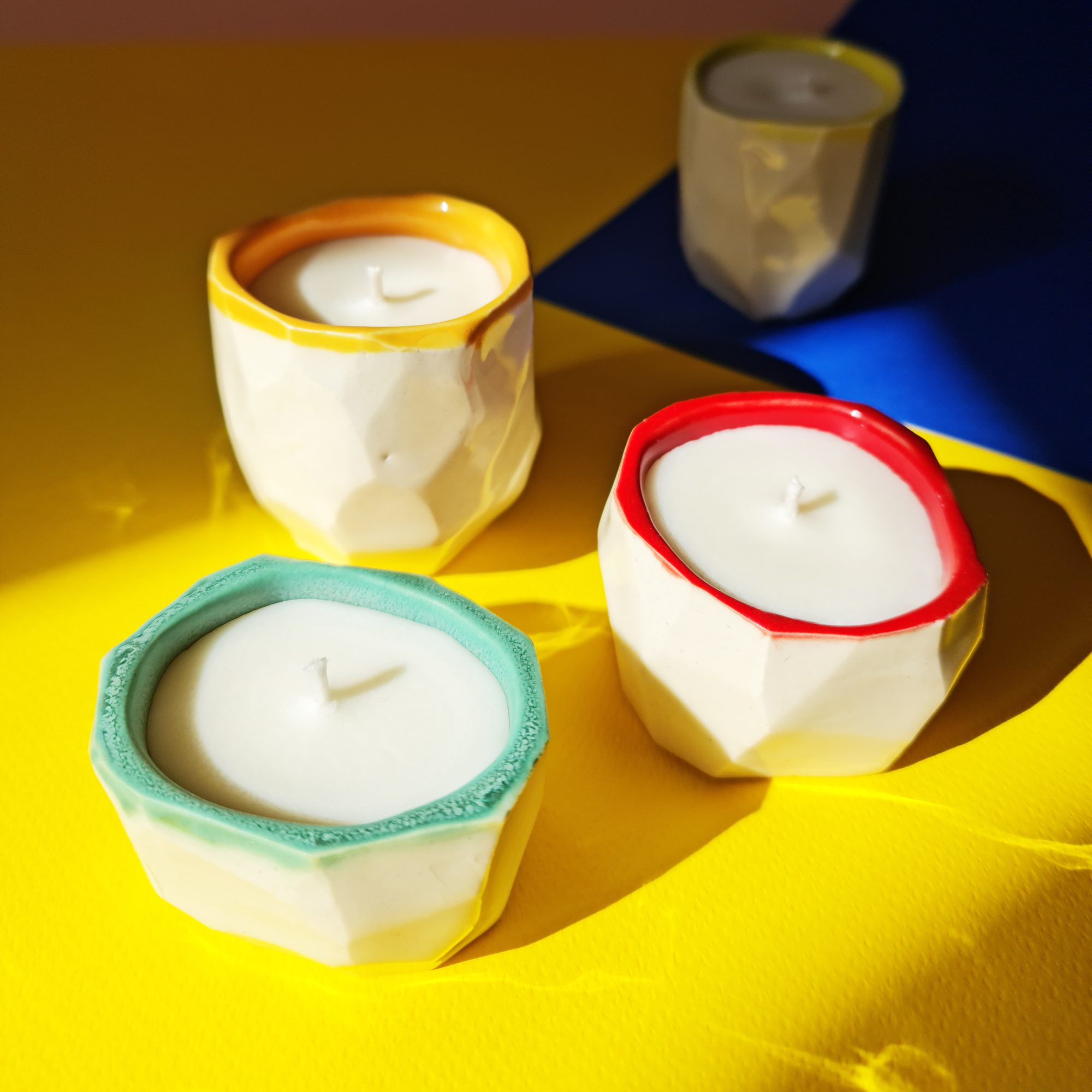 alienistic porcelain candles