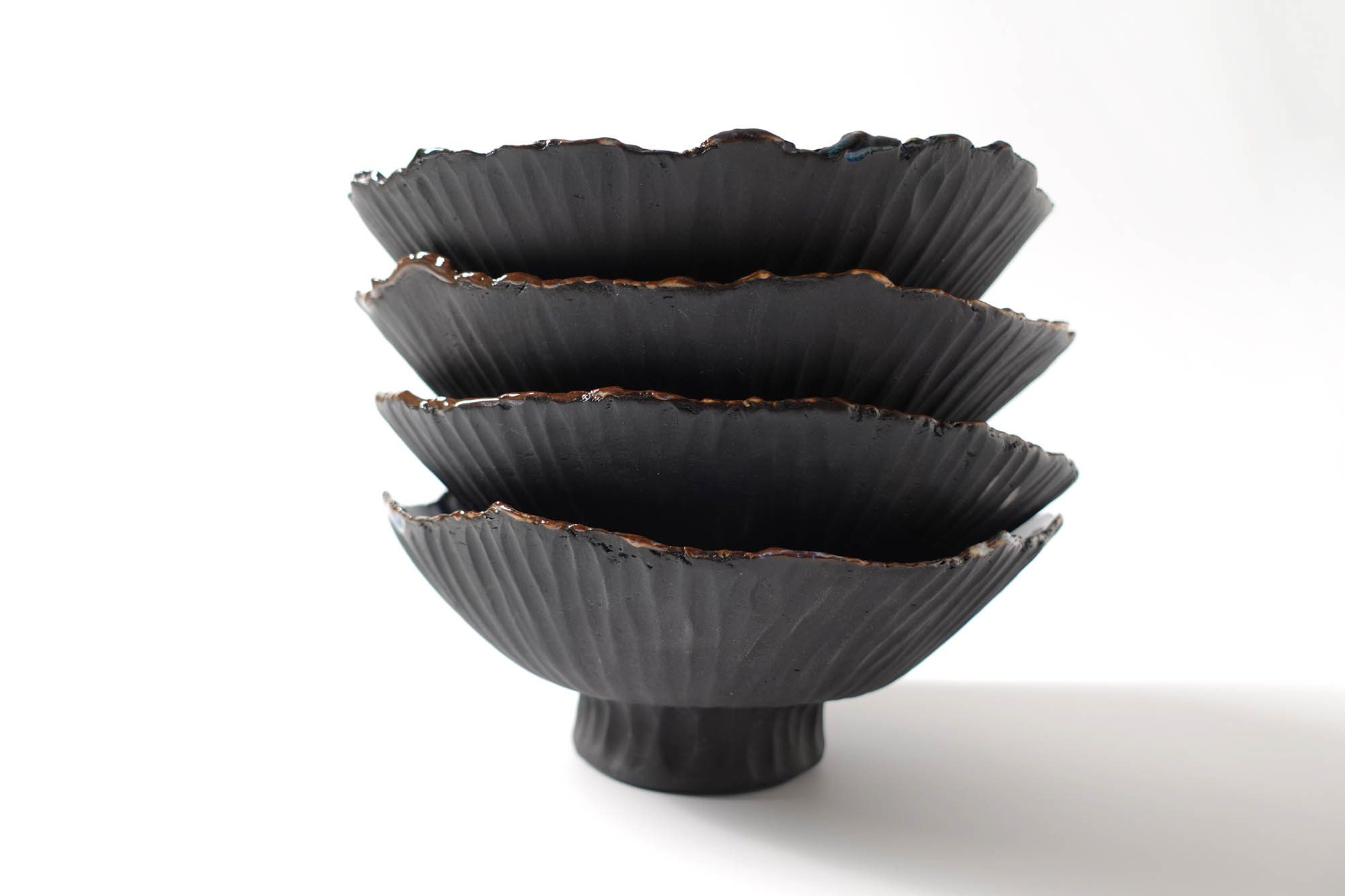 sculptural bowls for donburi dish